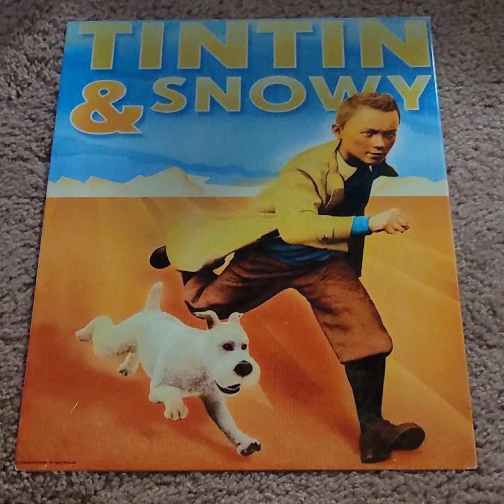 Tintin & Snowy Metal Sign